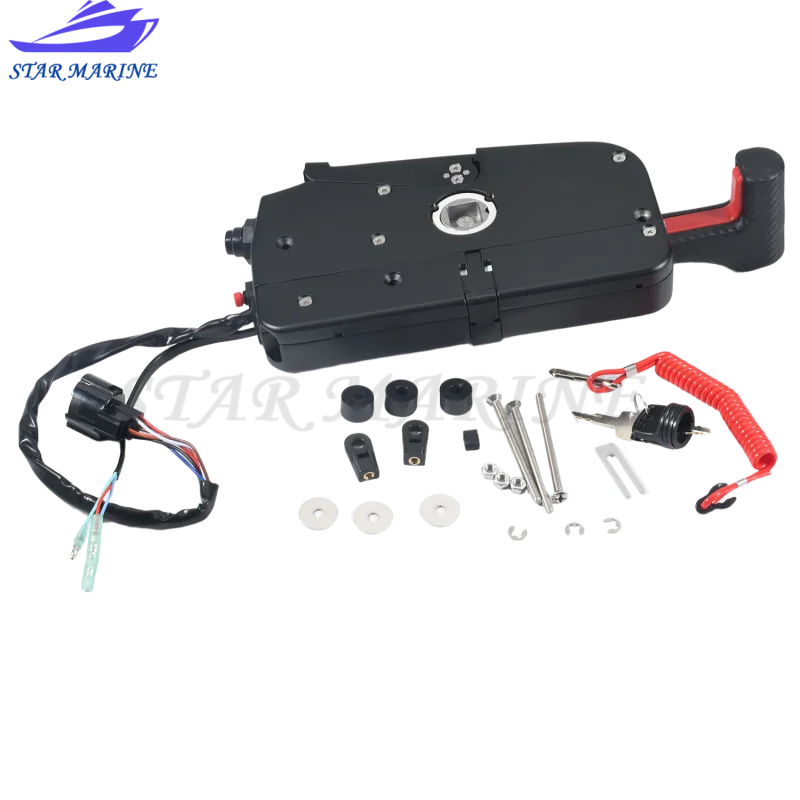 For Suzuki 67200-93J50 Remote Control Box Outboard Motor 4 Stroke BF9.9-BF250 Boat Engine Single Handle High Quality Accessories