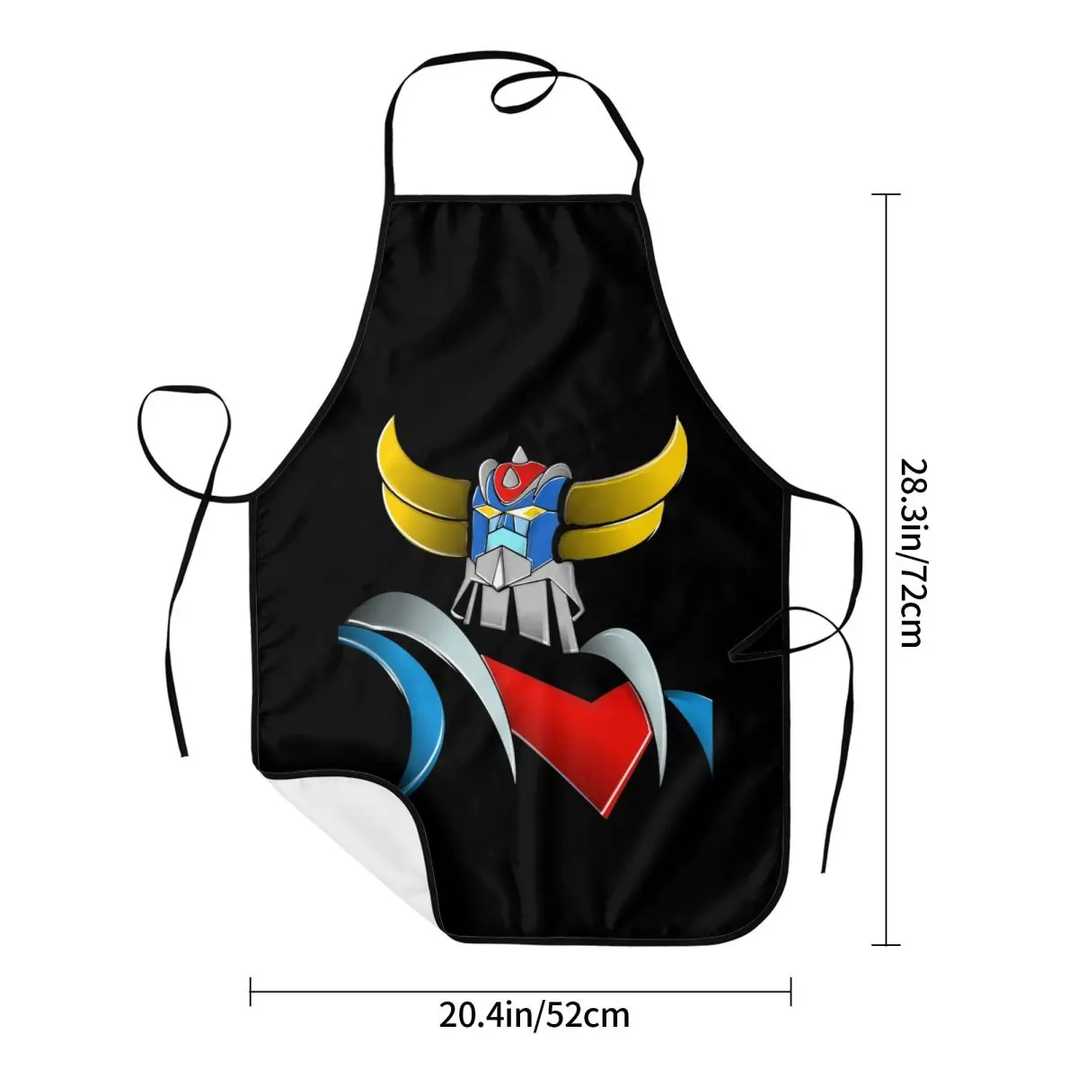 Goldorak Grendizer Apron Women Men Unisex Bib Anime UFO Robot Goldrake Kitchen Cooking Tablier Cuisine Chef Painting