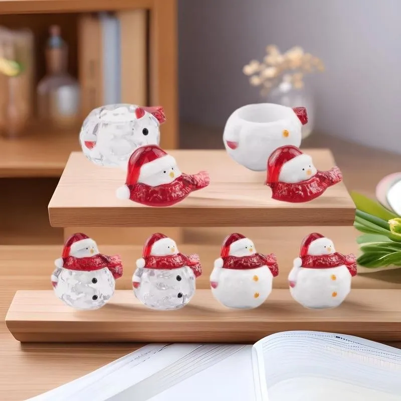 Creative DIY Snow Globe Mirror Storage Box Silicone Mold 2026 Christmas Doll Design Epoxy Resin Casting Mould Winter Home Decor