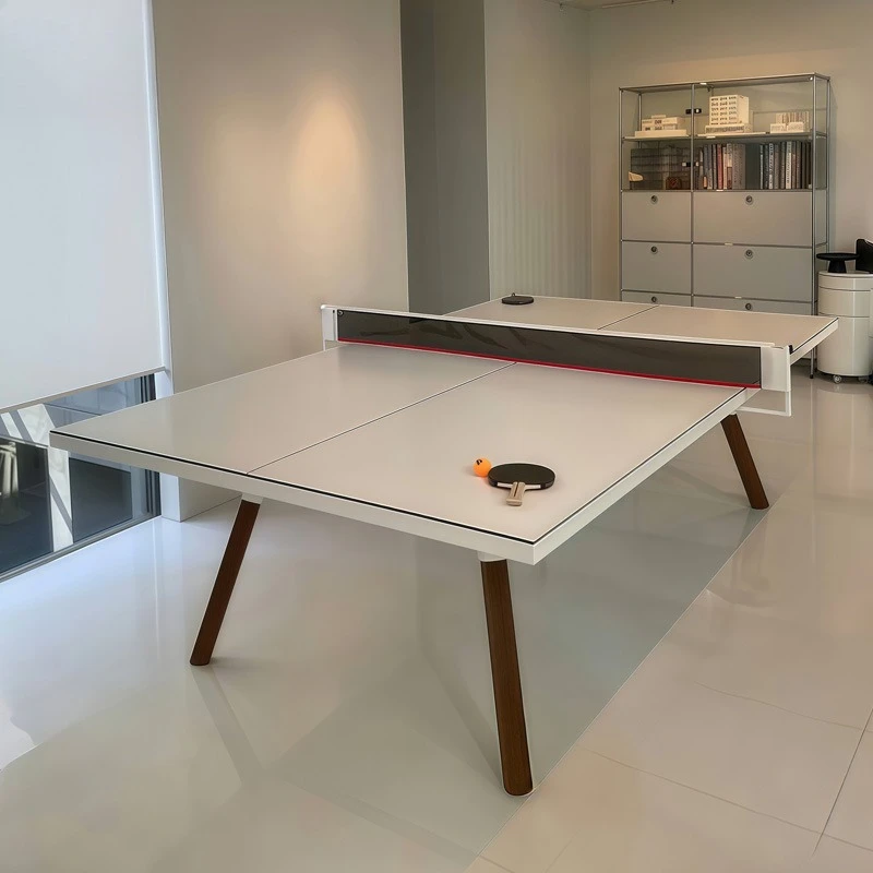 

household solid wood standard table tennis table indoor foldable professional game family table tennis