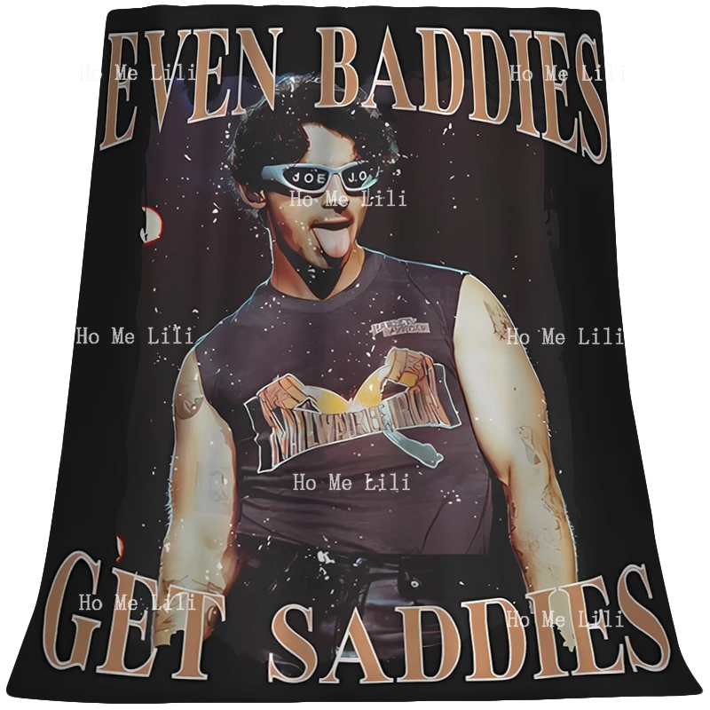 Joe Jonas Baddies Get Saddies Concert Flannel Suitable For All Seasons Personalized Blanket