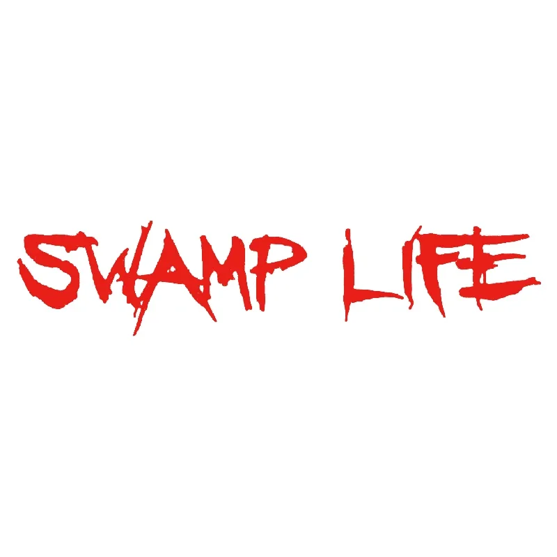 Swamp Life Vinyl Car Sticker Motorcycle SUVs Bumper Car Window Laptop Car Stylings Decal