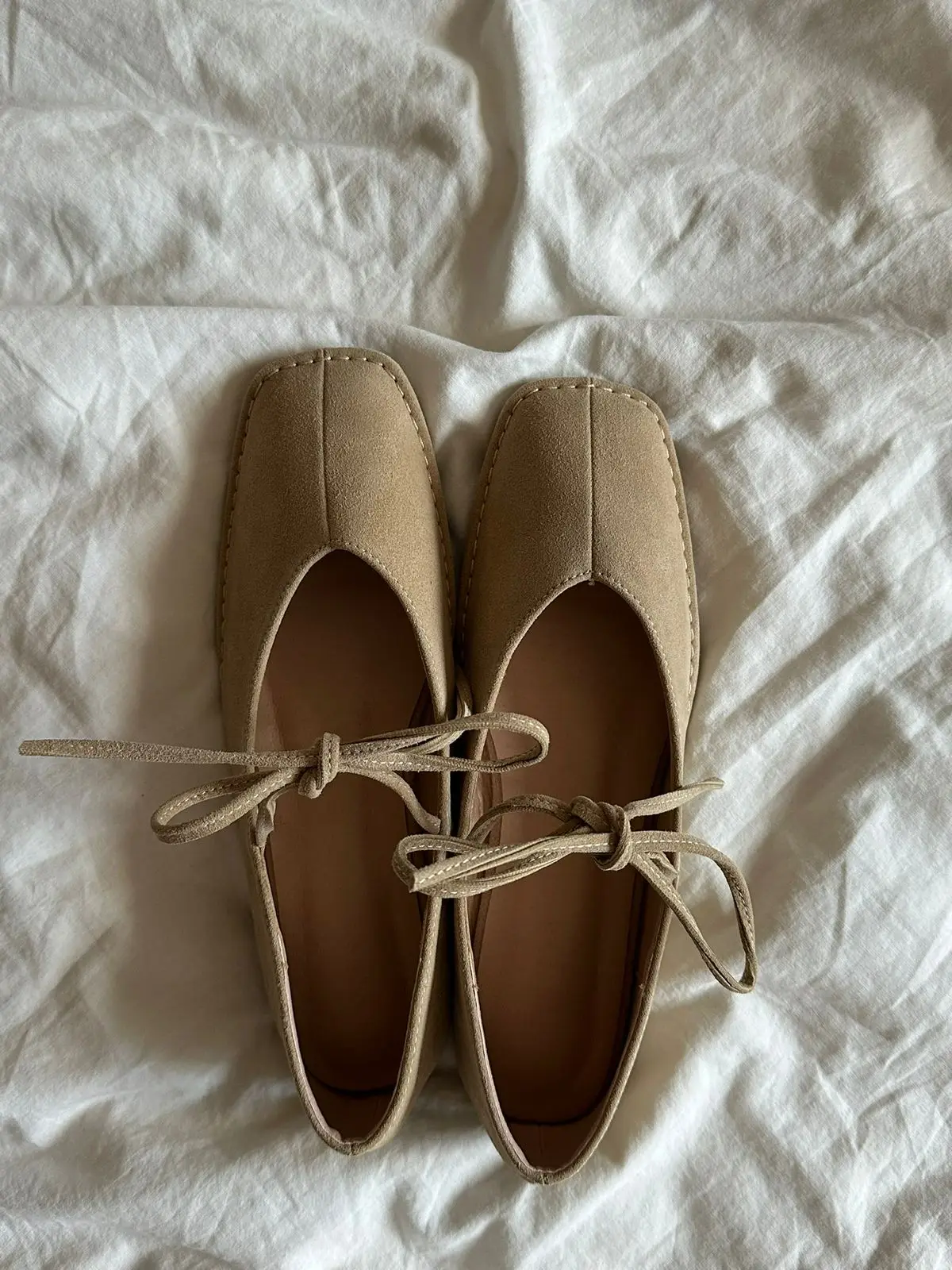 موضة جديدة ساحة تو ماري جينس السيدات الشقق الانزلاق على الأحذية في الهواء الطلق الإناث فراشة عقدة الأحذية لوليتا النساء أحذية مسطحة #3