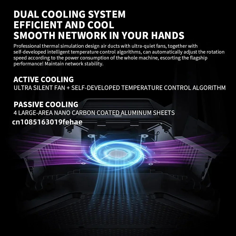 Router originale Xiaomi 10 Gigabit WiFi 7 2GB RAM Doppia porta di rete 10G 2.5G x 4 Porta di rete adattabile Mesh IPTV USB 3.0 mi home