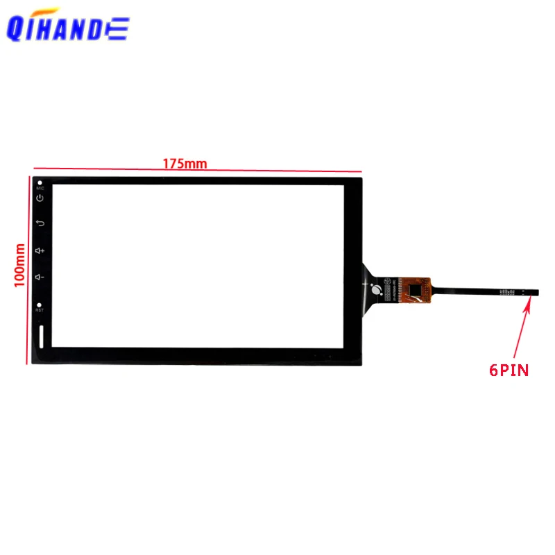 

New 7" inch About 175mm*100mm Touch Screen Panel Digitizer For Xtrons TQ700L GPS Car Glass Sensor Repair Navigation Replacement