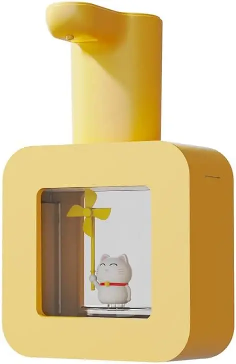 

Automatic Soap Dispenser, 400ml Cute Foaming Touchless for Home Bathroom School