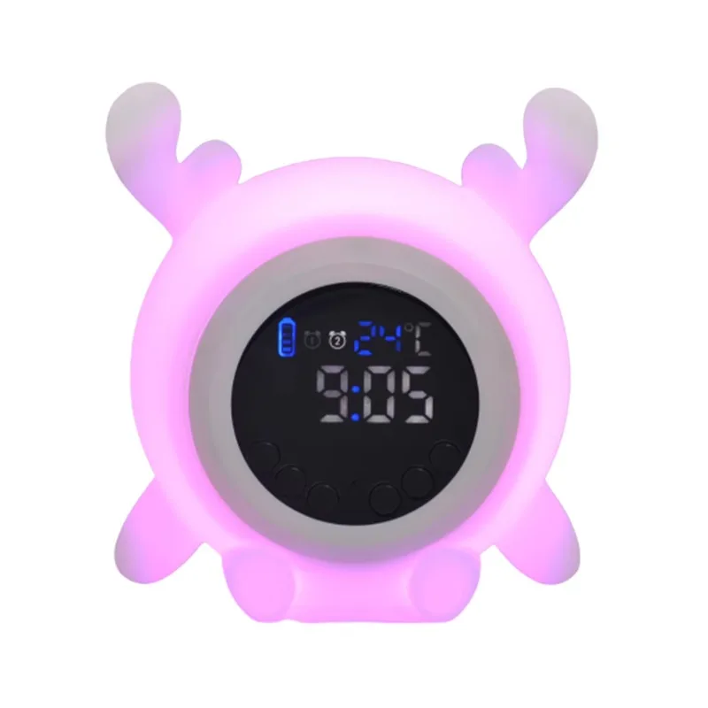 

Bluetooth speaker with night light temperature time digital