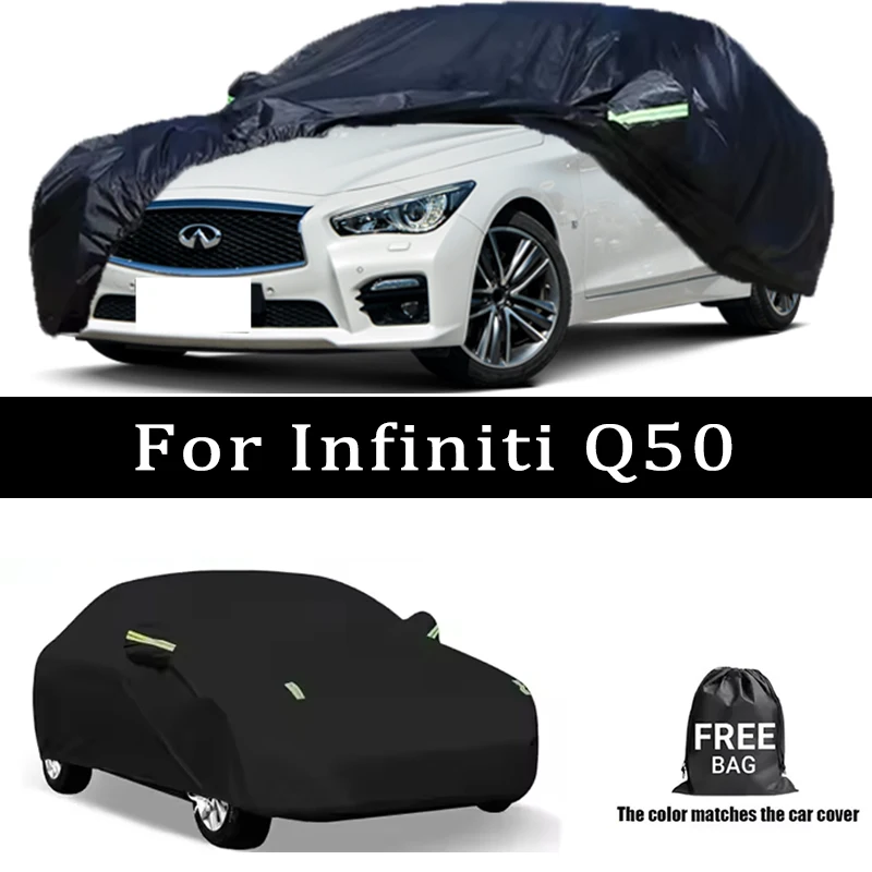 

All-Season Car Cover for Infiniti Q50 - Outdoor Full Protection, Waterproof Dustproof Heat-Resistant Car Accessories