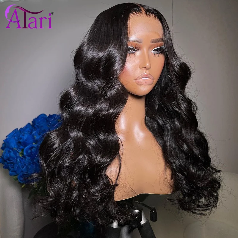 13x4 13x6 Lace Frontal Wig Body Wave Human Hair Wigs Ombre 30 with Black 5x5 Transparent Lace Closure Wig Pre Plucked for Women