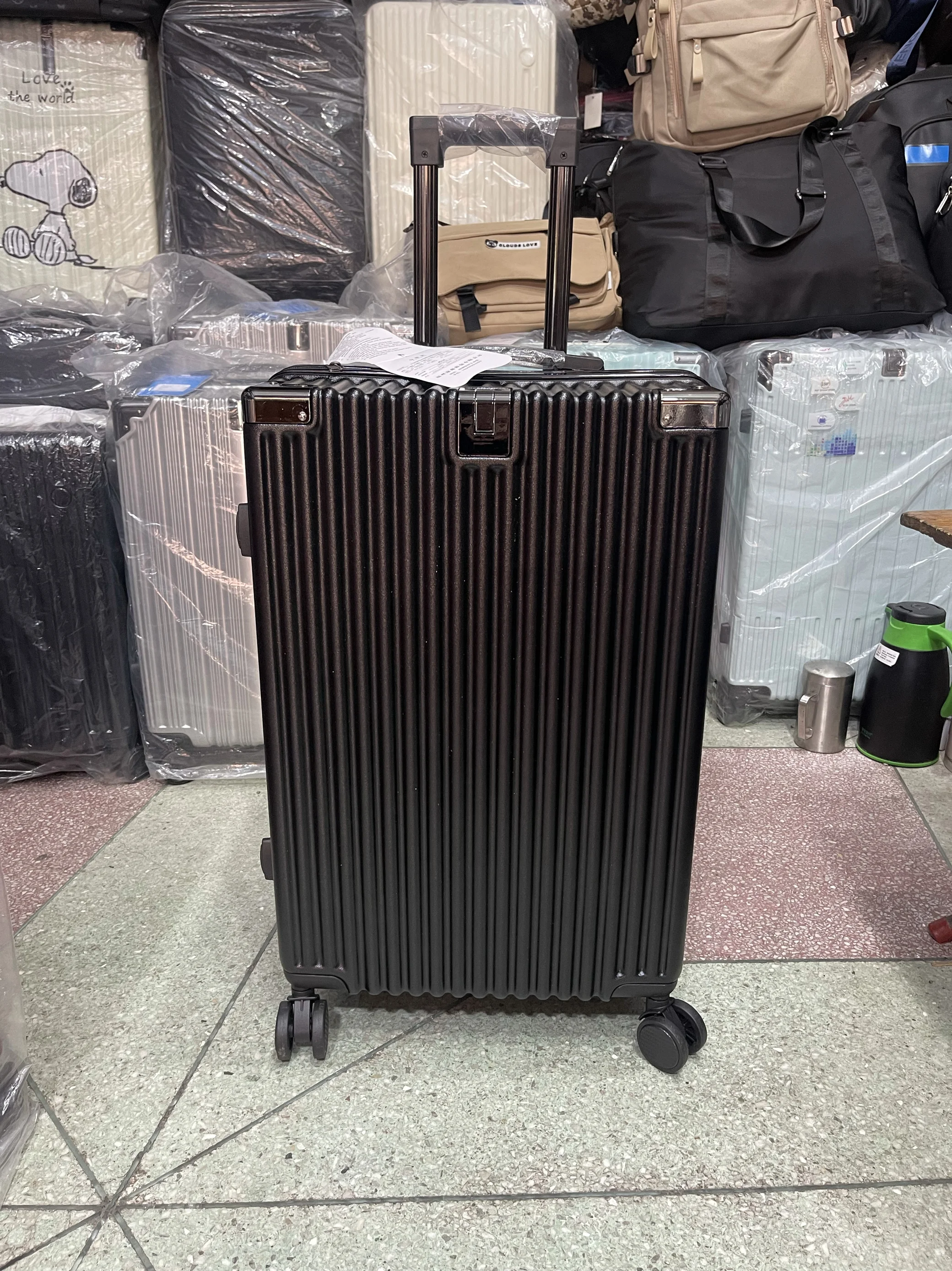 

Travel Universal Wheel Lage Faionable PC Material ex All-Match Zipper Closure Trendy Spring Collection