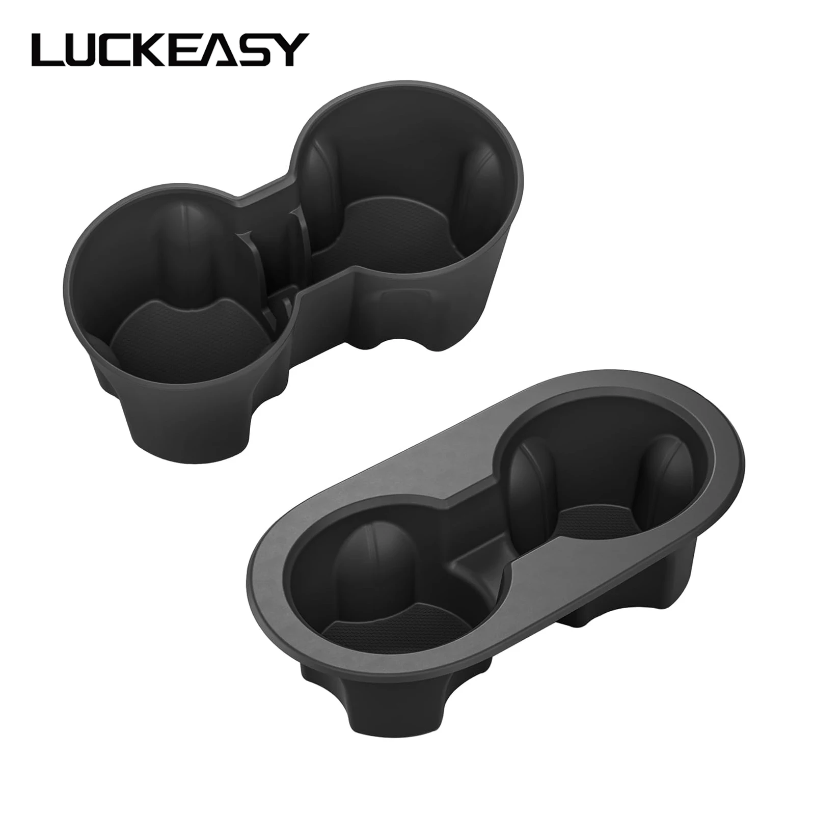 

for Tesla Model Y Juniper 2025 Car Water Cup Holder Center Console And 2nd Row Drinks Cup Holder Storage Box Accessories 2pcs