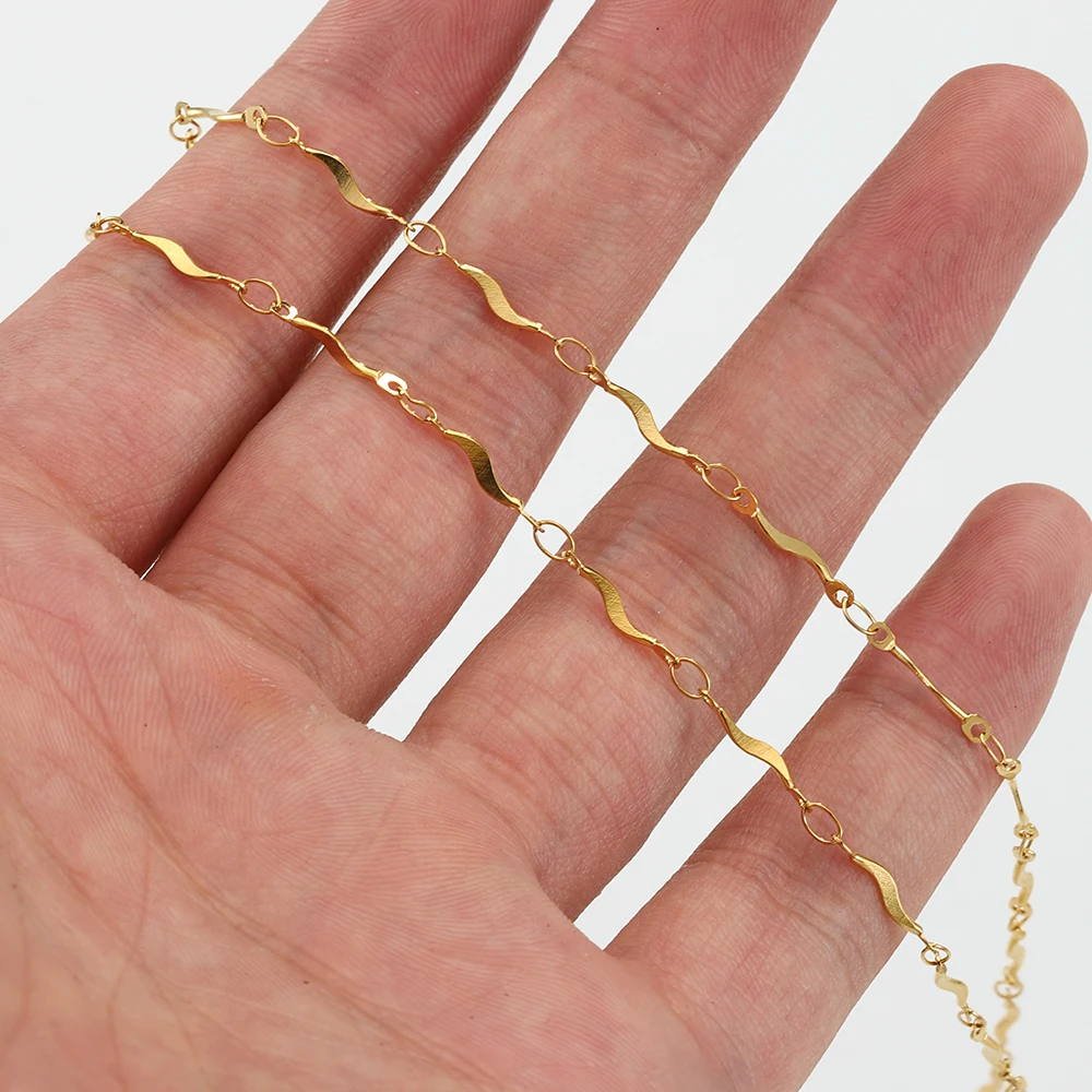 Chaîne à Rouleau Dorée 10m Avec 50 Connecteurs - Chaîne à Billes Pour Suspension, Bijoux, Stores Et Artisanat