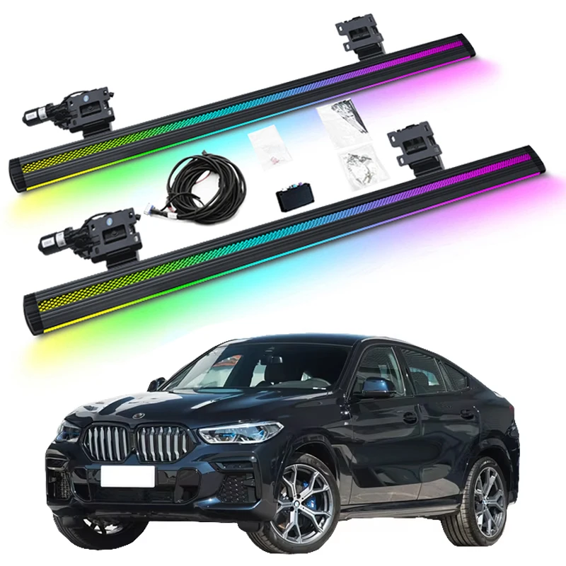 

Электрические выдвижные подножки с LED-подсветкой для BMW X6 2020-2025