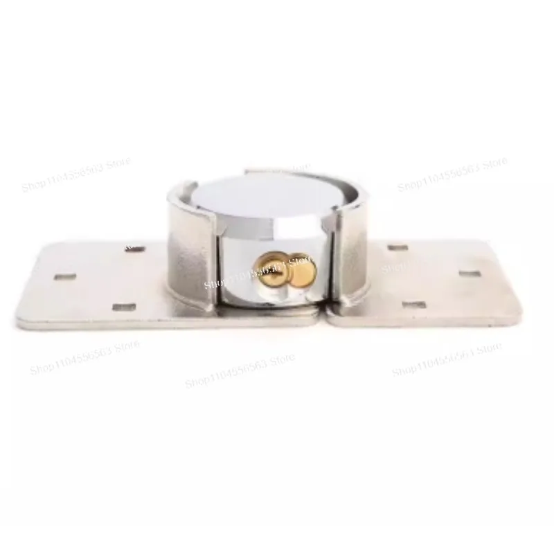 Shackle Keyed Padlocks for Trailer Trucks Van Warehouse Door Hockey Lock 45# Steel Reinforced Hidden Heavy Duty Lock Base
