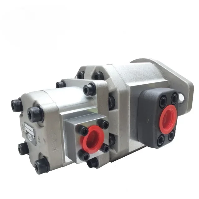 LCH High Quality Gear Pump Hgp Hydraulic Double Tandem Aluminium Gear Pump