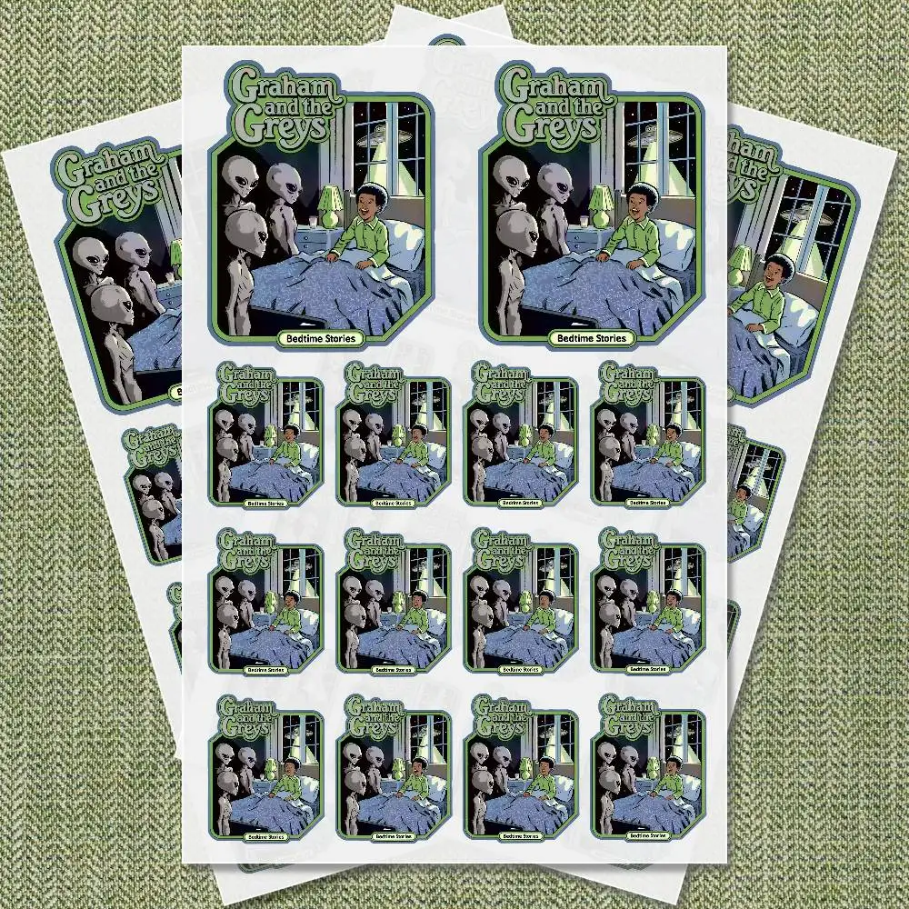 

Graham And The Greys Stickers Sticker Auto Body Bumper Windows cartoon Laptop Walls Vinyl Decal Car Tuning Accessories