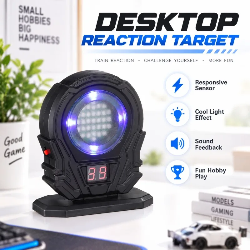 Interactive Hobby Electronic Target Automatic Count Function Indoor Backyard Game Fitting