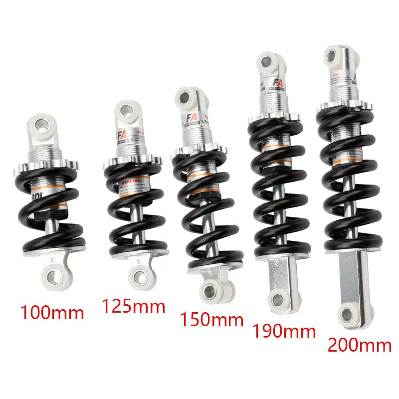 100MM/ 125MM 150MM 190MM 200MM/ 47cc 49CC Super Minimoto ATV Electric Scooter Mini Pocket Bike Rear Shock