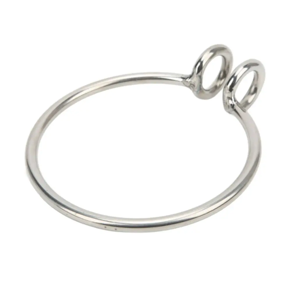 8mm Size Marine Anchor Retrieval Ring Polished Finish Stainless Steel Anchor Retrieving System Silver Color Welded Construction