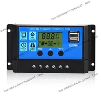 2025 Solar Charge Controller 12V PWM 10A 20A 30A 40A 50A 60A 70A 80A 90A 100A with Adjustable LCD Display Timer Setting EESBAO