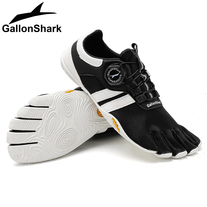 GallonShark Minimalist Five Fingers Barefoot Shoes for Men & Women | Non-Slip Grip for Yoga, Water Sports, and Fitness