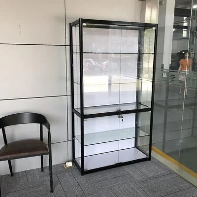 Gabinete de exhibición de figuras, gabinete de modelo transparente de vidrio, accesorios pequeños, modelo de juguete Lego para el hogar, exhibición de vidrio