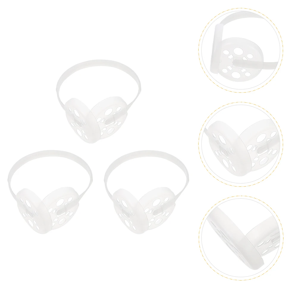 

3 Pcs Earmuff Rack DIY Holder Plastic Shelf Supplies Making Frame Protective Ear Muff Winter Accessories Labor