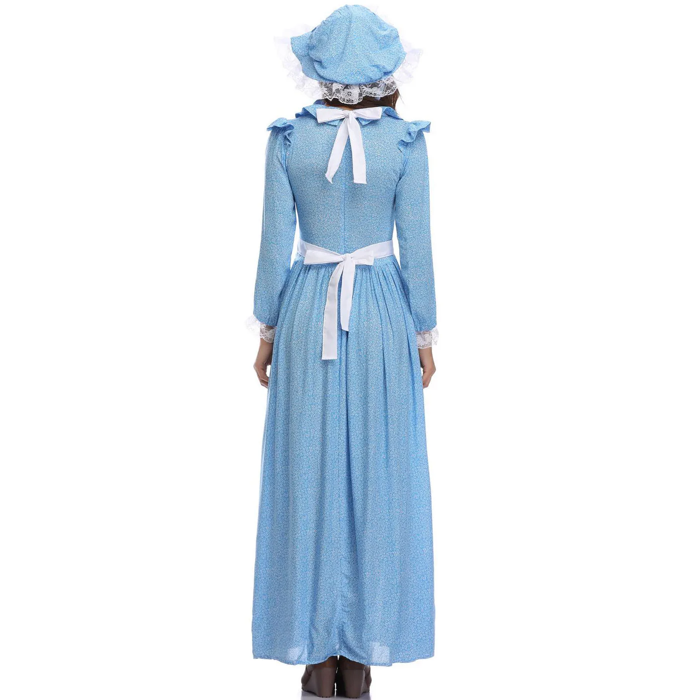 Renaissance Servant Suits European Pastoral Costume Adult Maid Dresses Woman Halloween Carnival Party Outfits