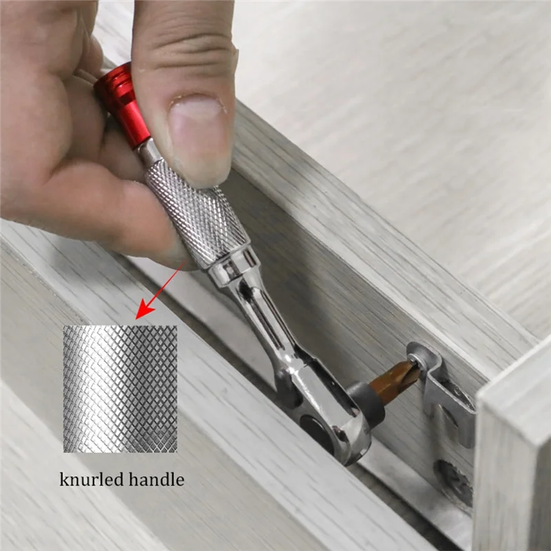 -A89Z Двусторонний портативный торцевой ключ с трещоткой, мини-многофункциональный ручной инструмент 2-в-1 с противоскользящей ручкой