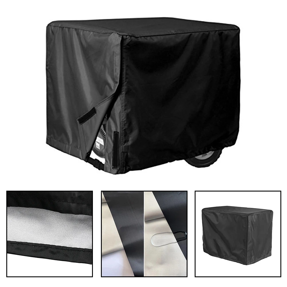 

1PC Ventilated Generator Dust Cover Outdoor Generator Rain Protection Cover Generator Cover Windproof Protective Cover Oxford