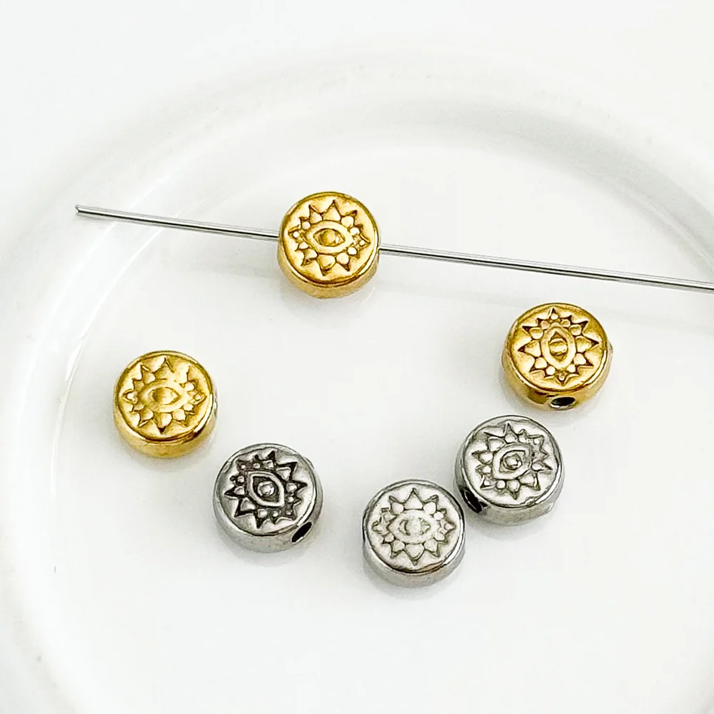 

Сердечный дизайн 6*6 мм 100 шт. свободные бусины из нержавеющей стали/фурнитура для ювелирных изделий/ручная работа/прокладки из бисера для браслетов аксессуары # 195417