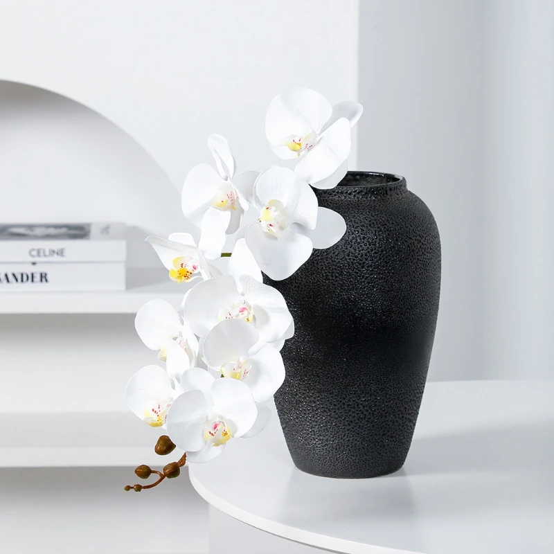 98CM Artificial Butterfly Orchid Wet 3D Printing High Quality Single Branch 9 Head DIY Souvenir Home Decoration Silk Flower - view 4