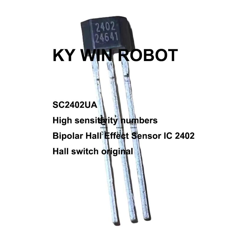 

2PCS/LOTS SC2402UA High Sensitivity Digital Bipolar Hall Effect Sensor IC 2402 Hall Switch Original Electronic components