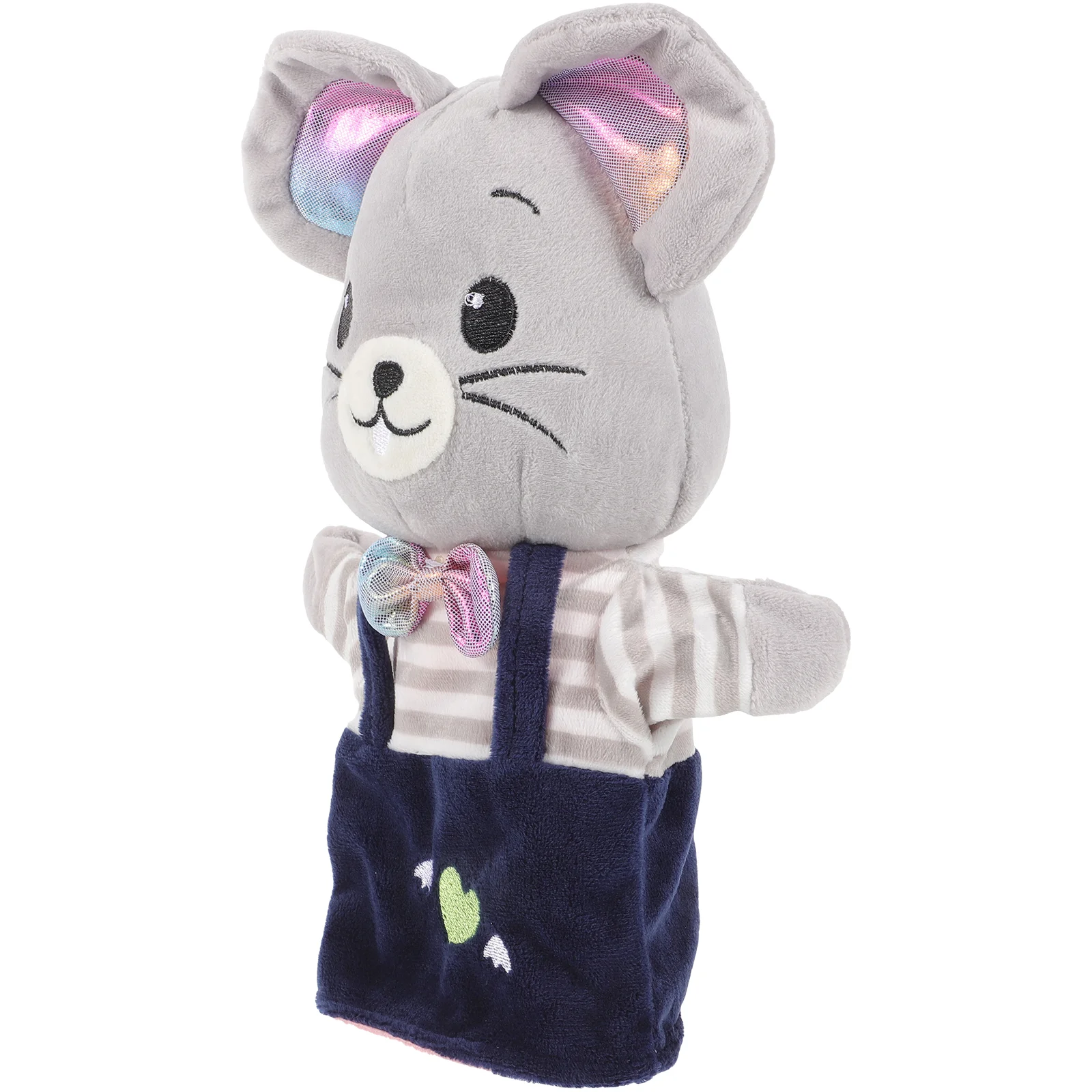 Marioneta de mano de animales para niños, marionetas de felpa educativas tempranas, ratón interactivo para niños, regalos de aprendizaje para bebés y niños pequeños