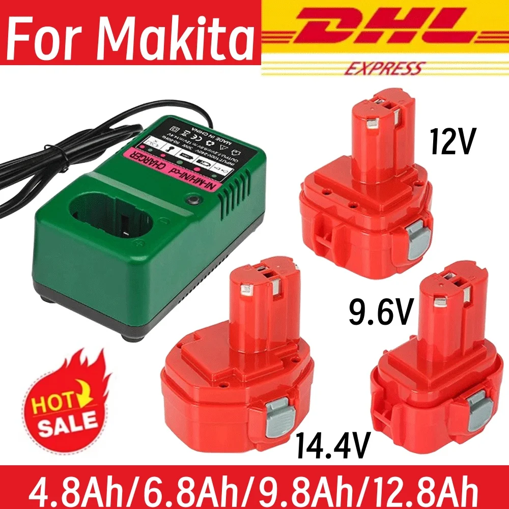 

For Makita Replacement Batteries 9.6V 12V 14.4V Cordless screwdriver battery For Makita PA12 PA14 PA09 PA18 battery