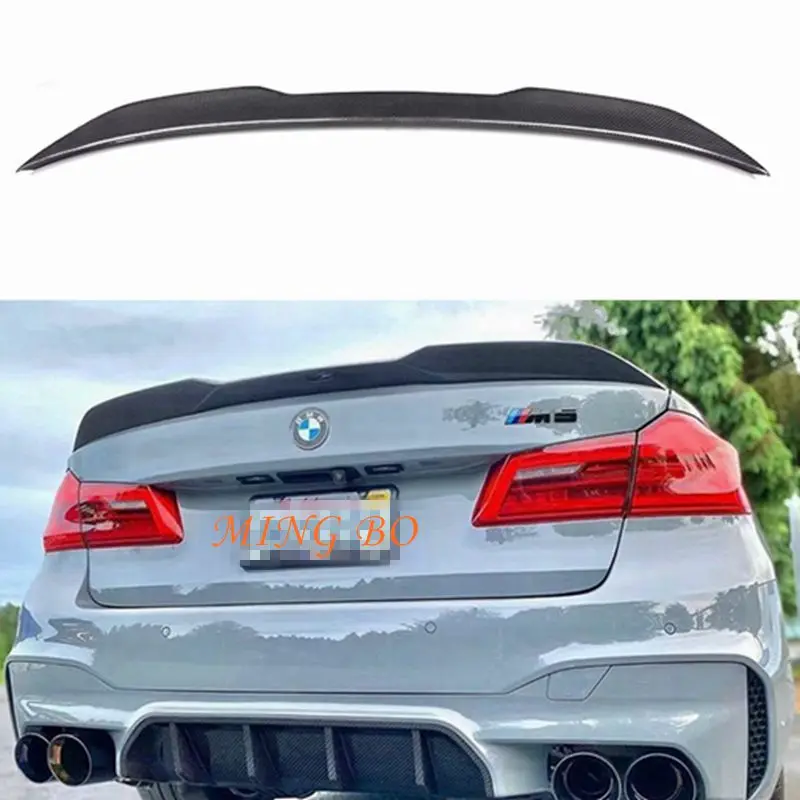 FOR BMW 5 Series G30 G38&M5 F90 PRO Style Carbon fiber Rear Spoiler Trunk wing 2016-2023 FRP Forged carbon