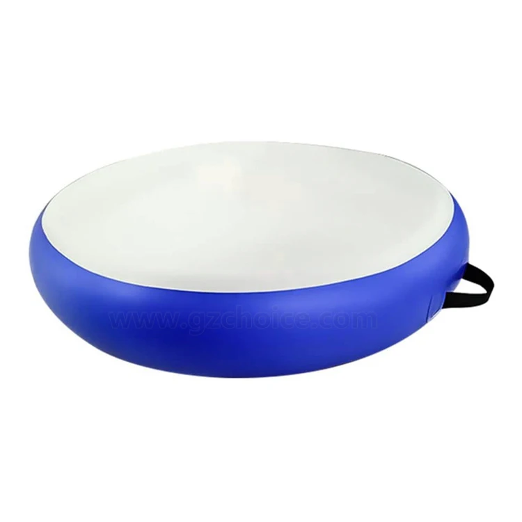 Inflatable Circle Tumbling Round Air Cushion, Professional Gymnastics Yoga Exercise Mat for Home Training for Kids and Adults