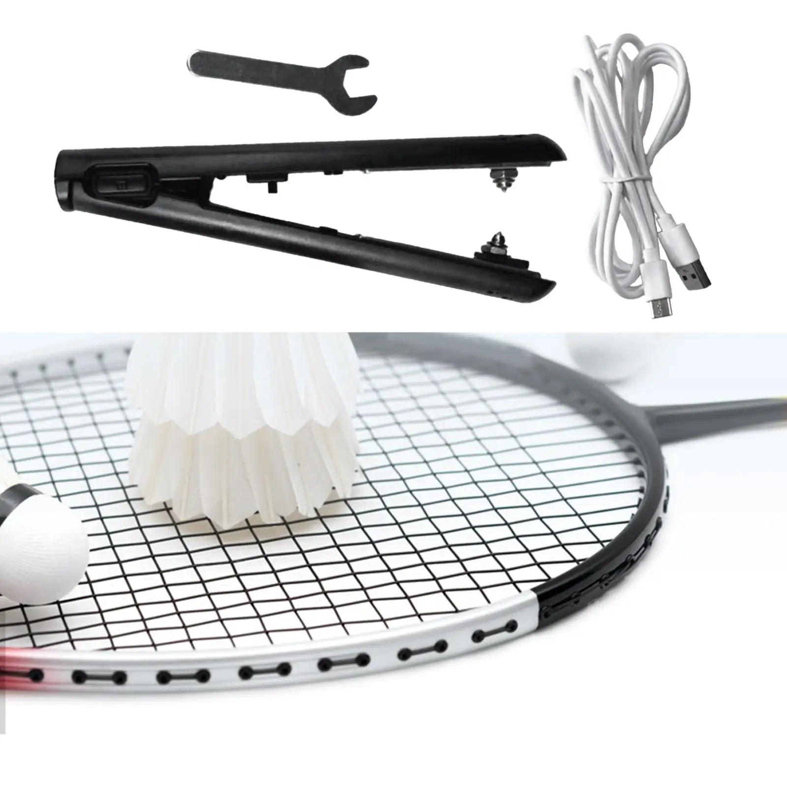 Hot Press Badminton Raquete Alicerces, ferramentas duráveis Ilhós, Badminton Machine String, Remoção De Raquete De Tênis, instalar Ilhó