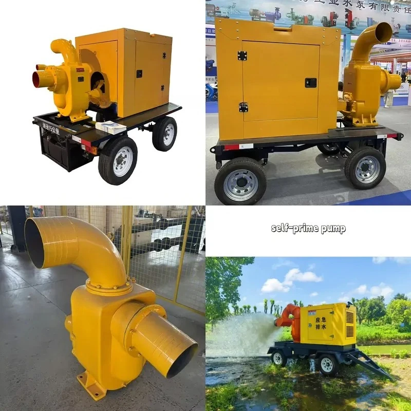 7HP Self Priming Centrifugal Water Pressure Electric Start High Quality Suitable For Single Diesel Engines