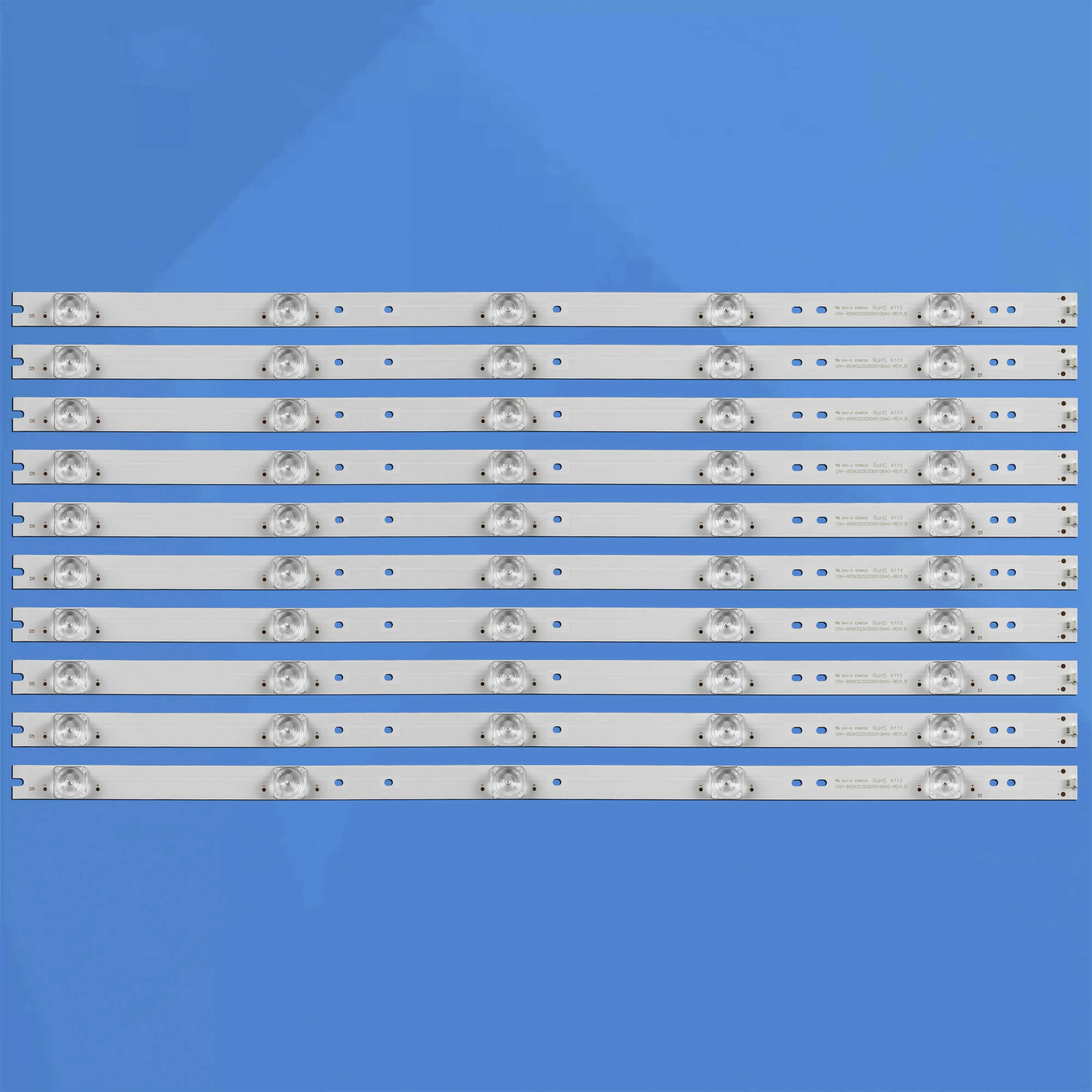 

LED Backlight strip 5 lamp TV CRH-B55K52303005106AG-REV1.3W CRH-F55U82303005106CC For 55" LQ55AL88Y81 55UGX3500 55U1 55K90 55Q3
