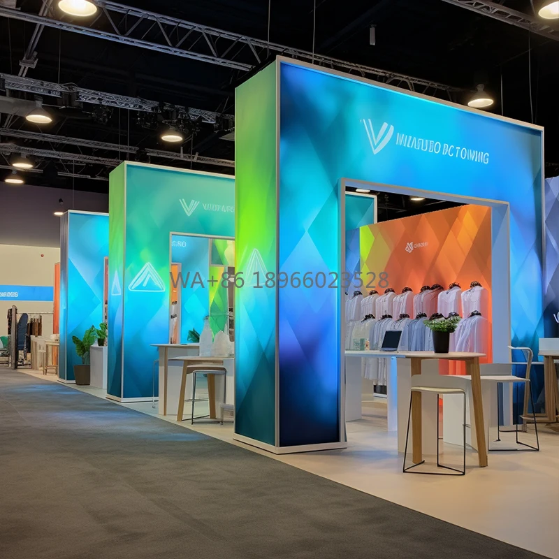 

20 X 20 Trade Show Booth Aluminum Frame Led Video Display Exhibition Stand Tradeshow Booth Display for Expo