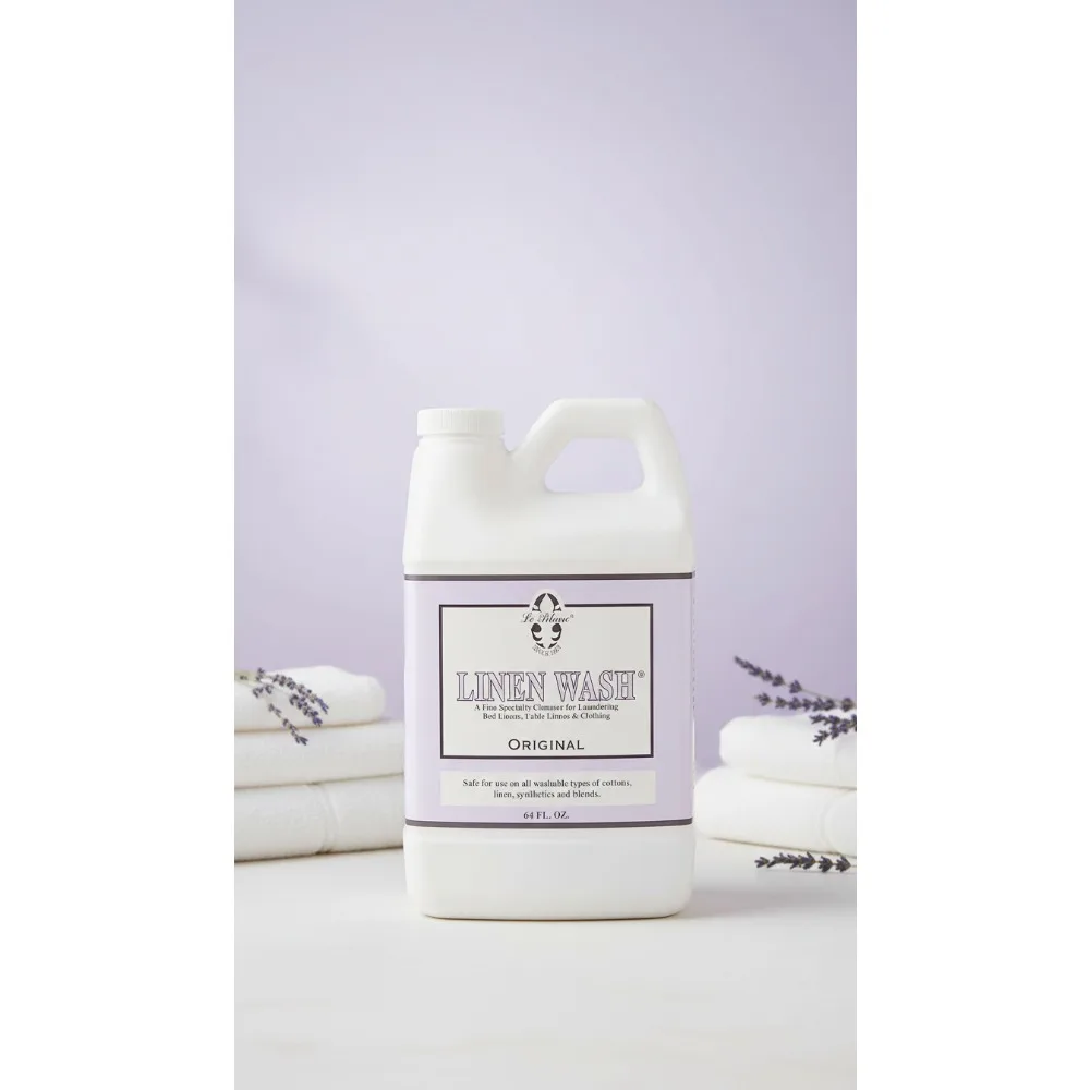

Premium Linen Wash Liquid Detergent - Cold Water Cleaner for Delicate Fabrics, Bedding & Clothing Care