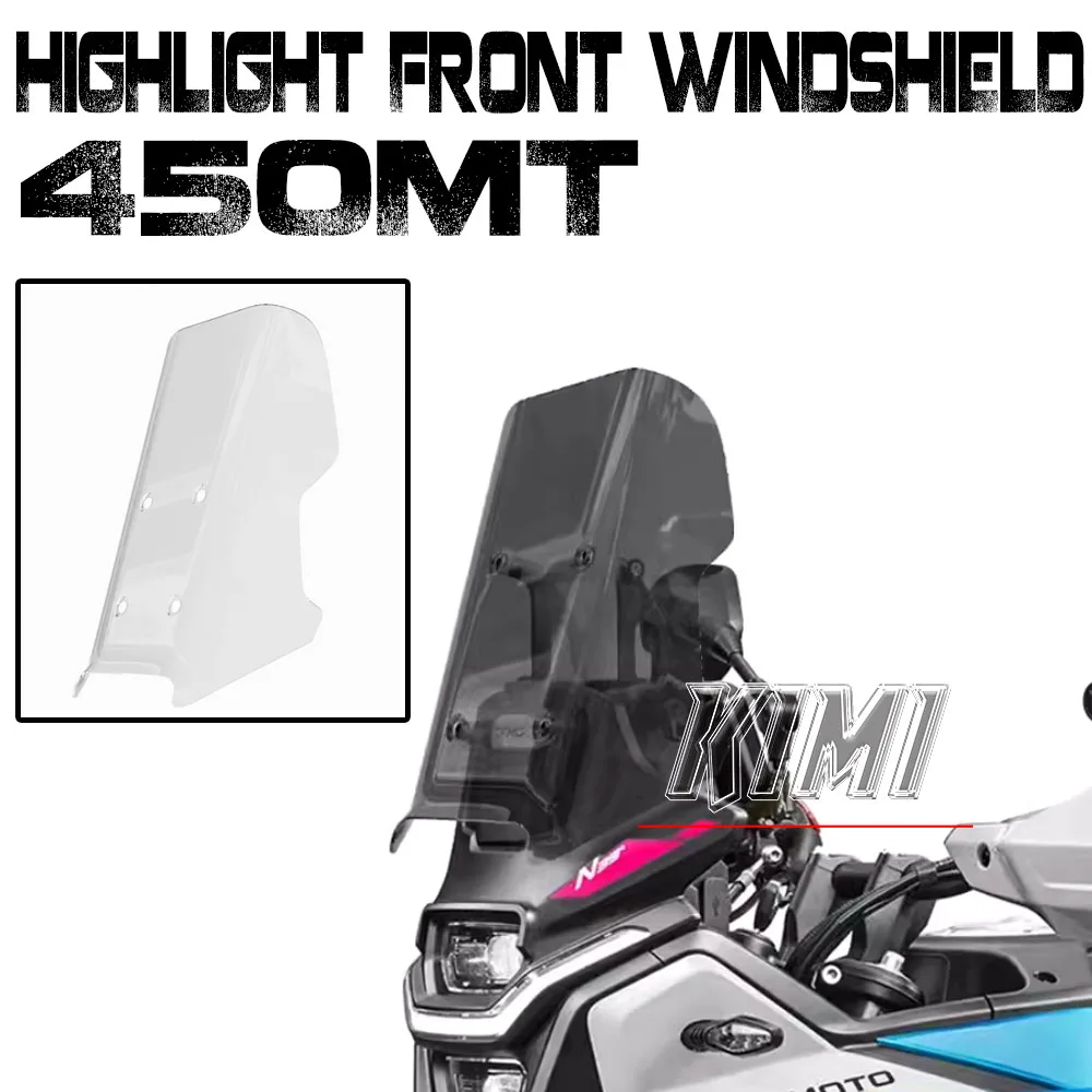 

For CFMOTO 450MT 450 MT 450 IBEX 450 Motorcycle Accessori Windshield Windscreen Visor Wind Screen Deflector Kit MT450