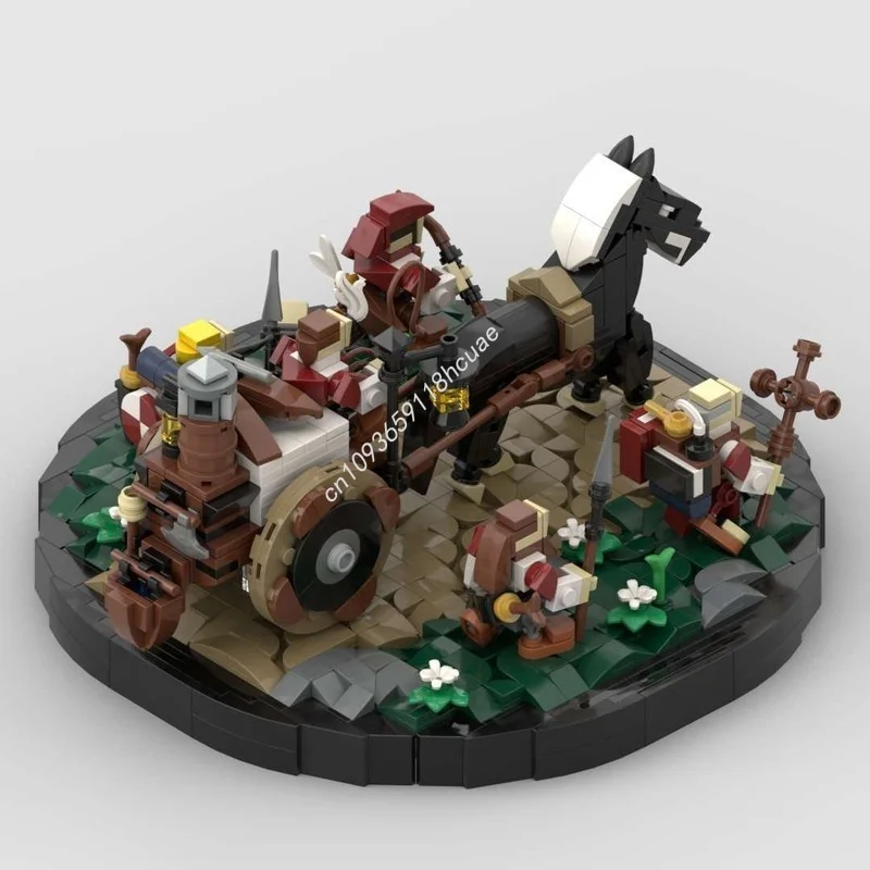 1123 個 MOC ザ・ウェイミリタリーショーキャッスルモデルビルディングブロック建設おもちゃ DIY アイデアレンガ子供クリスマスギフト誕生日