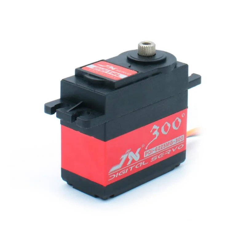 JX PDI-6225MG-300 학위 25KG 디지털 메탈 기어 표준 서보 CNC 알루미늄 중간 쉘 로봇 기계 팔 Arduino DIY