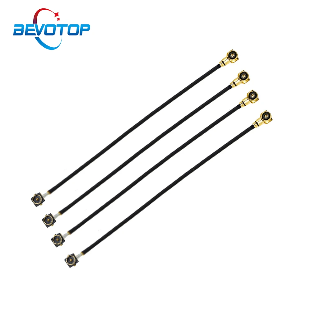 2PCS 4 4 Male to 4 Female Connector RF0.81 RF Coaxial Pigtail Jumper WIFI 3G 4G Extension Cord Cable 5cm 10cm