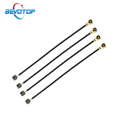 2PCS 4 4 Male to 4 Female  Connector RF0.81 RF Coaxial Pigtail Jumper WIFI 3G 4G Extension Cord Cable 5cm 10cm