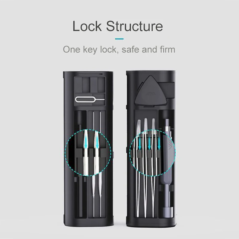 JIMIHome Household Multifunction Mini Precision Screwdriver Kit Portable Magnetic Screw Driver Bits Kit Hand Tools for Home