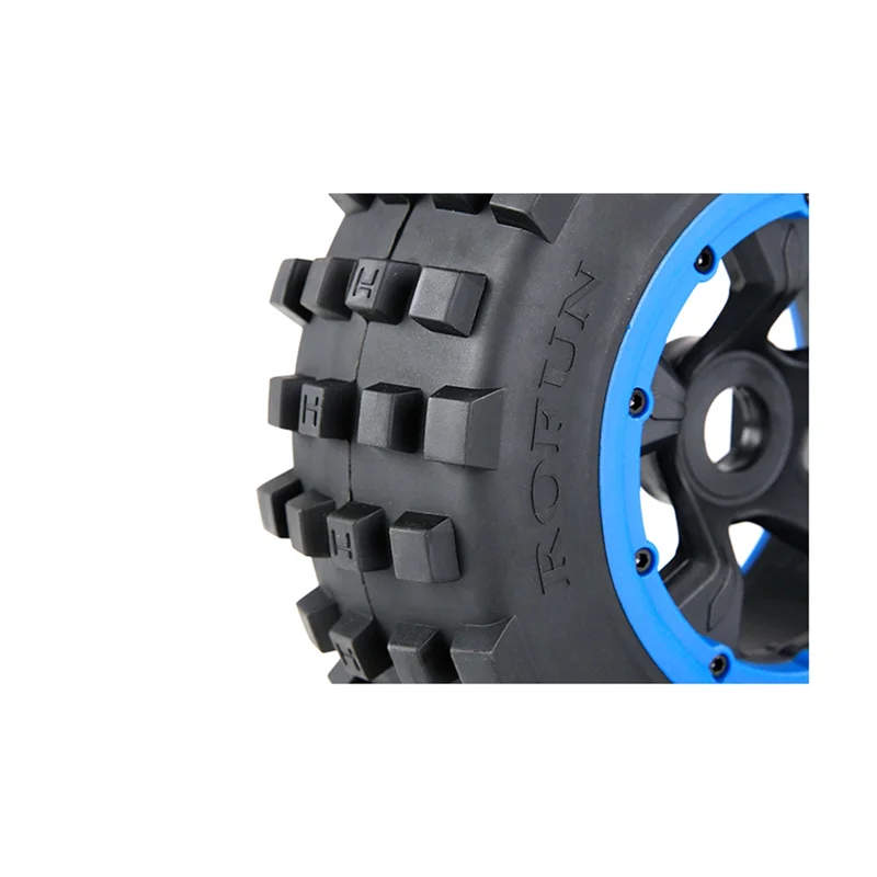 AC52-Off-Road Car Rear Tyres For 1/5 HPI ROFUN BAHA ROVAN KM BAJA 5T/5SC/5FT Rc Car Toys Parts 195X80mm