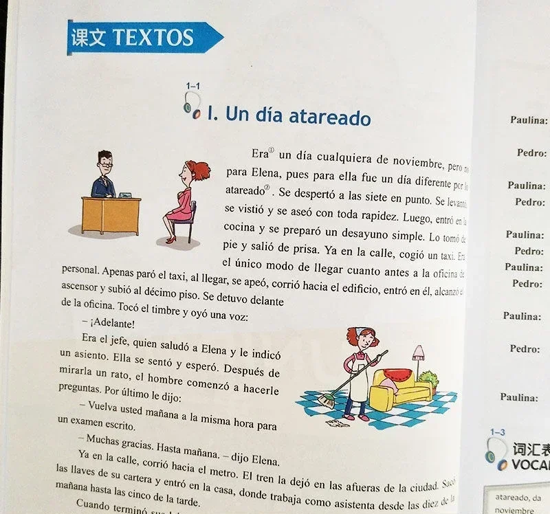 3 Novos Livros Versão Moderna de Livros Espanhóis: Livros Didáticos Estudantes + Tutoriales de Leitura + Tutoriales de Escuta Volume Dois
